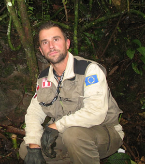 Thierry Jamin, arqueólogo y explorador francés. (Foto: Thierry Jamin, mayo de 2009)